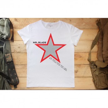 Футболка MR BLADE ЗВЕЗДА L (БЕЛЫЙ) Футболка MR BLADE ЗВЕЗДА L (БЕЛЫЙ)